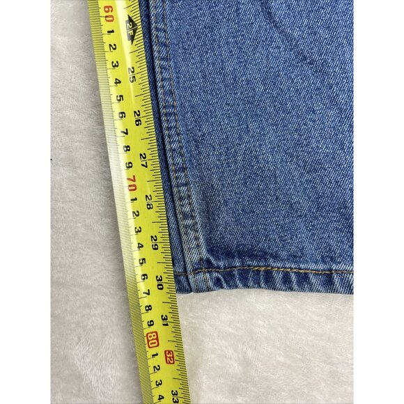 Men's Levi Strauss & Co Signature Authentics Loose Fit Blue Jeans Size 33 X 30 - Picture 4 of 10